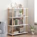 Latitude Run® 5-Tier Wooden Shelf Bookcase Wood in White | 44.5 H x 31.5 W x 11.8 D in | Wayfair D713982960B24F6E9EF8D0278AD04584