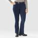 Piper Knit Everyday Mid - Rise Bootcut Breeches by SmartPak - Full Seat - 28L - Navy - Smartpak