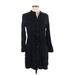 Old Navy Casual Dress - Shirtdress: Black Dresses - Women's Size Small