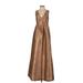 Lula Kate Cocktail Dress: Brown Dresses - Women's Size 2