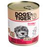 Dogs'n Tiger Adult 12 x 800 g Umido cane - Manzo & Zucca