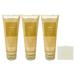 Bath & Body Works Dahlia - Pack of 3 - Body Cream With a Natural Oats Sample Soap.