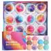 OWSOO Bath salt ball 12pcs Bath Salt Balls Bath Aromatic Odor Bombs Spa Bubble Balls Essential Oil Bath Bomb Set Bubble Bath Aromatic Essential Oil Bath Aromatherapy Baths Set 12 Bath