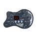 summina PockRock Portable Guitar Multi-effects Processor Effect Pedal 15 Effect Types 40 Drum Rhythms Tuning Function with Adapter