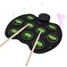 Btuty Electronic drum Set Roll- Sensitive Drum Kit Children (No Pedals Kids Children Sensitive Drum 9 Drum Pads Drum Pads 2 Roll- Sensitive Kit 9 Drum 9 Pads Drum (No 9 Pads