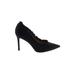 Sam Edelman Heels: Slip-on Stiletto Cocktail Black Print Shoes - Women's Size 10 - Pointed Toe