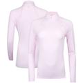 The Open Peter Millar 1/4 Zip Midlayer – Pink – Damen