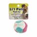 Lil Pals Multi Colored Plush Ball Toy with Bell for Dogs