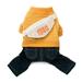 XIAN Winter Pet Clothes Breathable Durable Soft Breathable Dog Clothes Durable Soft XL Yellow