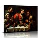 COMIO Caravaggio The Supper at Emmaus 1601 Oil On Canvas Italian Baroque Master Painter Cool Wall Decor Art Print Poster