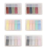 6 Pcs Office Sticky Notes Post Memos Stickers Pads Bookmarks Color Classification Label Lovely