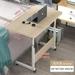 Folding Portable Mobile Lift Computer Desk Study Table Height Adjustable Computer Desk Lap Bed Tray Bed Desk Work Furniture