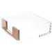 Clear Memo Holder Notepad Box Office Memo Pad Holder Memo Dispenser for Office Home Table