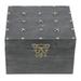 Multifunctional Storage Box Jewlery Storage Box Wooden Storage Trunk Gift Case Vintage Storage Box Container Vintage Alloy Material Wooden