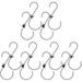 12 Pcs S Iron Hook Heavy Duty Clothes Hanger Coat Hangers Hanging Hooks Swag Hooks Tree Branch Hook Outdoor Plant Hook