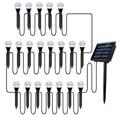 Pristin Lamp string Solar-Powered Stake Landscape Decoration Waterproof LEDs IP65 Waterproof Enhance Outdoor Solar-Powered Set Outdoor Bubbles Lawn Lamp LEDs Solar-Powered Nebublu Lamp Bubbles