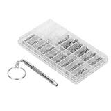 Spirastell Screws Eyewear Portable Box 1000PCS Screws Kit Set Watch Clock Eyewear 1000PCS Screws Pads Screwdriver Watch Assorted Box 1000PCS Watch C Eyewear HUIOP QISUO HAVOU Rookin dsfen