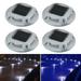 Pristin Outdoor lamp suits Color Constant Mode Outdoor Patio 8LEDs Driveway Deck Driveway Deck Lamp Switchable 4PCS IP68 Waterproof Built-in Powered 8LEDs Built-in 600mAh Deck Lamp IP68 PAPAPI Yar