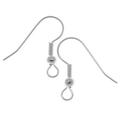 Teissuly 100 Piece Steel Earring Hooks Hypo-Allergenic