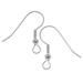 Teissuly 100 Piece Steel Earring Hooks Hypo-Allergenic