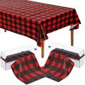 2 Pcs Rectangle Fall Tablecloth - Thanksgiving Table Cover with Maple Leaf Design - Rust Color - 60 x 120 inches - Washable and Foldable - Set of 2