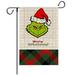 Bazyrey Christmas Green Grinch Christmas Welcome Garden Flag Floral Cartoon Double Sided Vertical Rustic Yard Seasonal Holiday Outdoor Decor Girls Gifts Buy 2 Ship 3