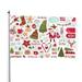 Kll Snowflakes Santa Claus Christmas Tree Flag 4x6 Ft Parade Party Flag Outdoor Flag Decorative Flag Banner Flags Garden Flag Home House Flags