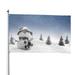 Kll Snowman And Christmas Tree Flag 4x6 Ft Parade Party Flag Outdoor Flag Decorative Flag Banner Flags Garden Flag Home House Flags