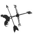 Iron Weathervane Garden Decor Weather Vane Backyard Courtyard Rooster Weathervane