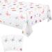 3 Pcs Butterfly Tablecloth Plastic Table Cover | Cute Butterfly Decorations | Water and Dust Resistant | Photo Backdrop | 108 x 54 inches -