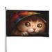 Kll Animal Cat Flag 4x6 Ft Parade Party Flag Outdoor Flag Decorative Flag Banner Flags Garden Flag Home House Flags