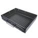 Foldable Charcoal Grill Stainless Steel Barbecue Grill Portable Folding Barbecue Stove Camping Grill for Outdoor Barbecues 35X27cm