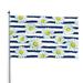 Kll Daisy Striped Nautical Flag 4x6 Ft Parade Party Flag Outdoor Flag Decorative Flag Banner Flags Garden Flag Home House Flags