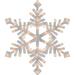 HNLLC Lighted Snowflake Christmas Window Silhouette - 15.5 Inch