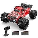 Walmeck Remote control car Scale 2 Battery 4WD Car Remote Car Terrain Off Road Car 1/16 Terrain Car 2 Batteries mewmewcat HUIOP 1/16 Scale Car 4WD Speed Cars 1 16 Scale Car Car car 1 16 Scale ERYUE