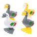 4 Pcs Childrens Toys Christmas Stocking Stuffers Animal Clockwork Toys Goose Walking Toys Wind-up Toy Toy Decorate Plastic Baby