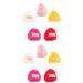 10 Pcs Knitted Beanie Has Mini Knit Wool Yarn Hats Hairpins Mini Hat Clown Hat Santa Doll Hat DIY Mini Knitting Hats