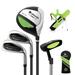 Ultimate Kids Golf Practice Set Junior Complete Golf Club Set for Kids Age 8-10 Years Old Green