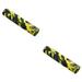 2pcs Thicken Lengthen Barbell Squat Pad Useful Neck Shoulder Protective Bar Pad for Weight Lifting Fitness Workout (Camouflage Yellow)