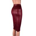 Skirts For Women Knee Length Womens Lady High Waist Slim Knee In The Skirt Sexy Slit Fashion Casual Skirt Tennis Skirts For Woman