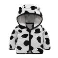 Sokhug Toddler Kids Grils Boy Casual Cute Ear Zipper Solid Thick Hooded Warm Outwear