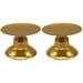 NUOLUX Iron Holder Metal Decorative Pillar Stand Gold Holders Xmas Retro Candlestick Holders Tray Taper Plate Candleholder