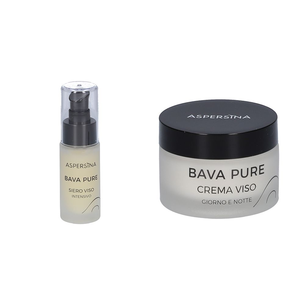 Aspersina Bava Pure Crema Viso + Siero 1 pz Set