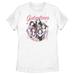 Women's Mad Engine White Disney Princess Valentine's Day T-Shirt