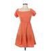 Jessica Simpson Casual Dress - DropWaist: Orange Dresses - Women's Size X-Small