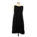 Old Navy Casual Dress - A-Line: Black Solid Dresses - Women's Size Large