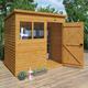 12'x8' Tiger Loglap Pent Shed - Wooden Loglap Sheds - 0% Finance - Buy Now Pay Later - Tiger Sheds