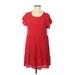 Entro Casual Dress - DropWaist: Red Dresses - New - Women's Size Medium