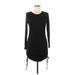 Absolutely! Casual Dress - Sweater Dress: Black Solid Dresses - Women's Size Medium