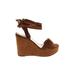 Stuart Weitzman Wedges: Brown Shoes - Women's Size 8